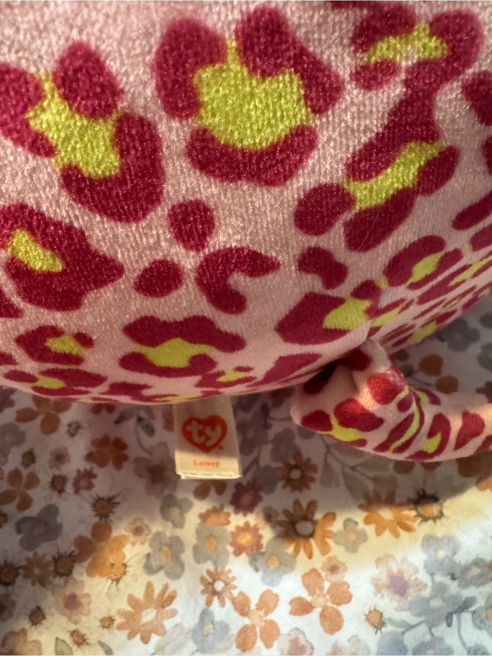 TY Pet- Pink Leopard - Picture 3 of 3